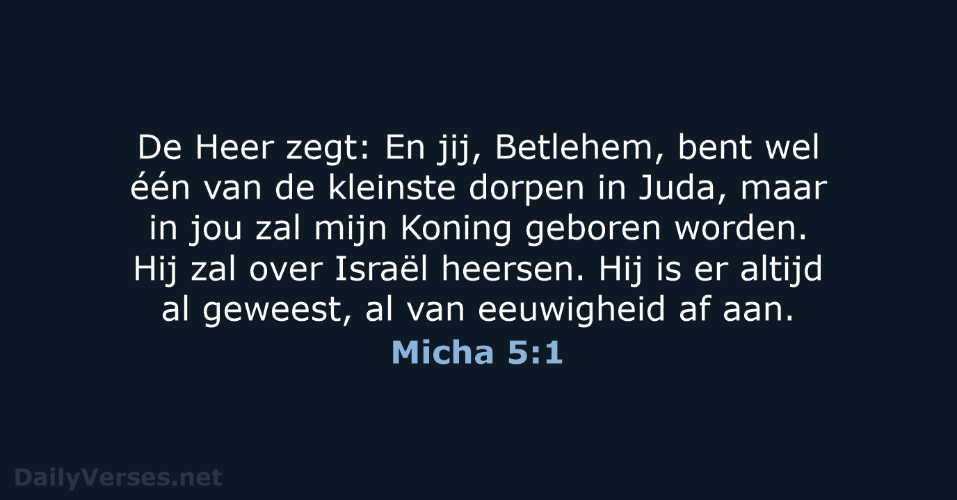 Micha 5:1 - BB