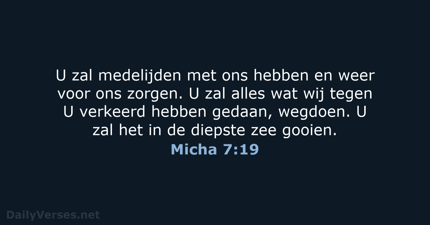 Micha 7:19 - BB
