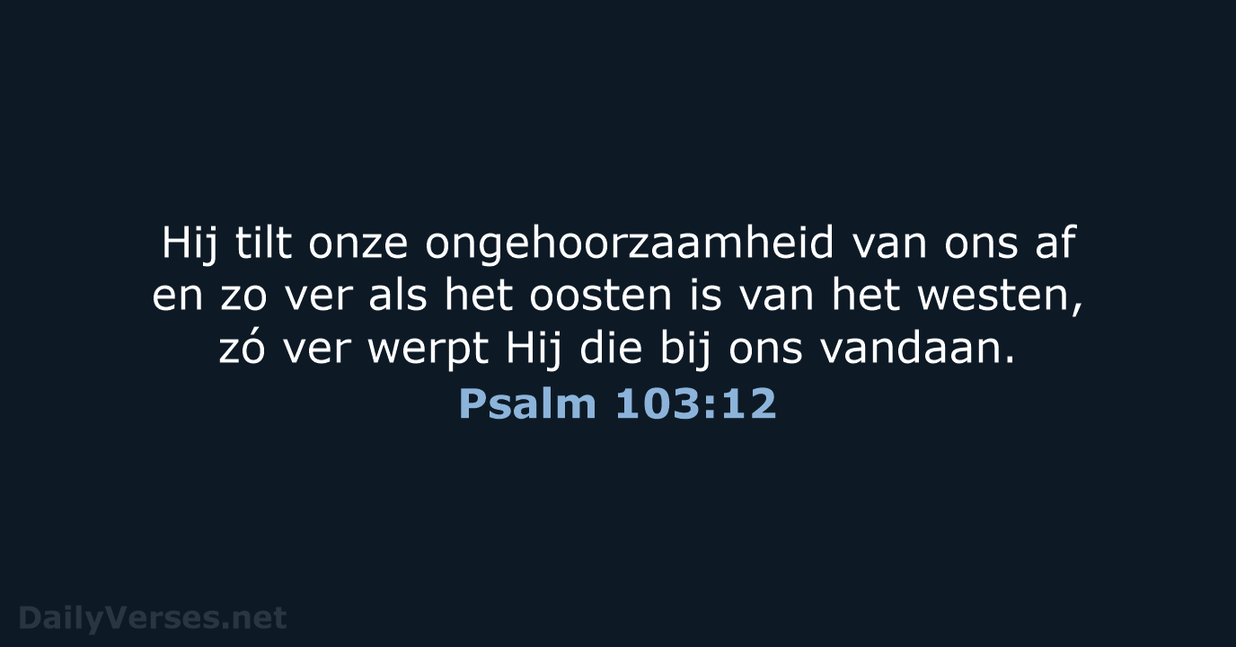 Psalm 103:12 - BB