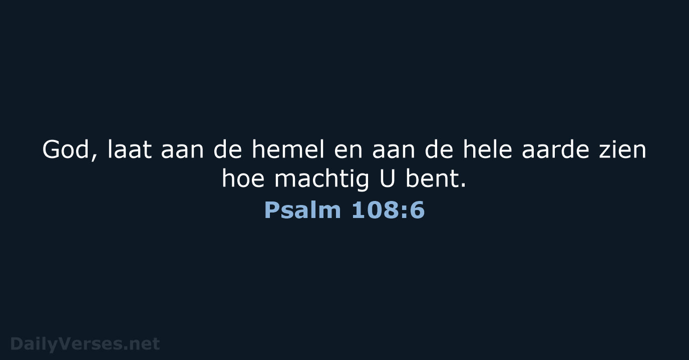 Psalm 108:6 - BB