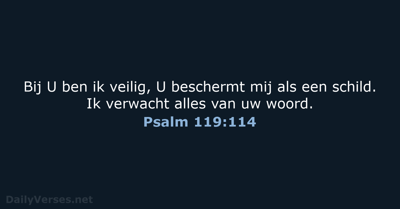 Psalm 119:114 - BB