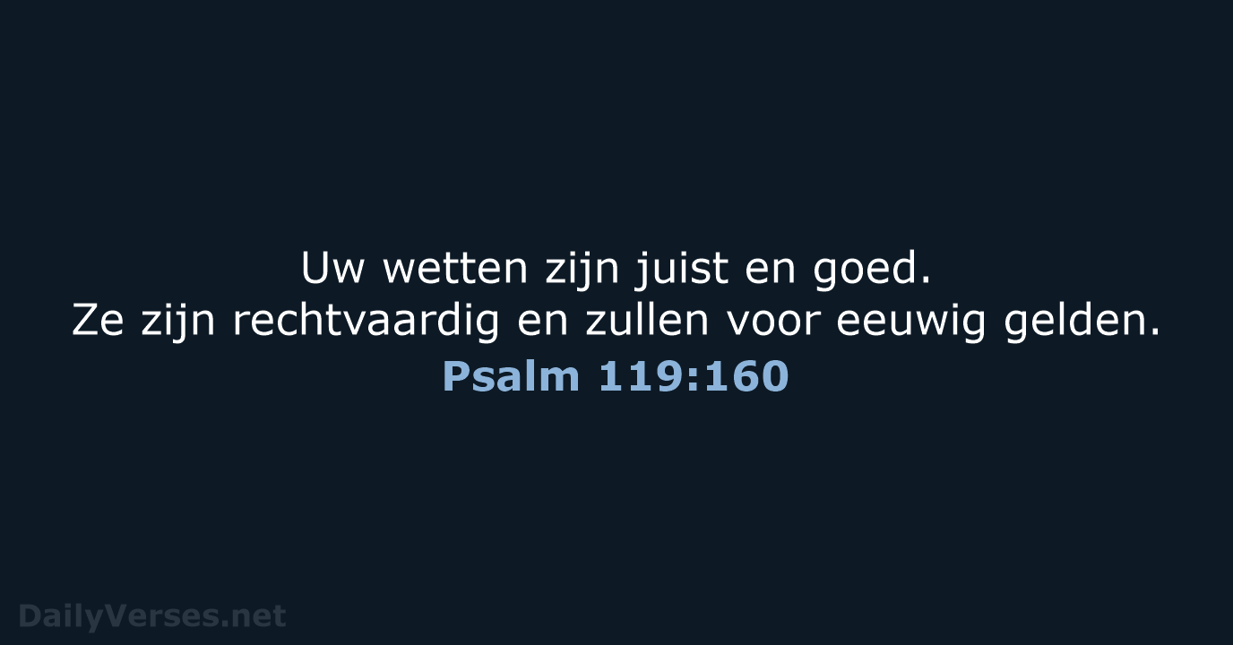 Psalm 119:160 - BB