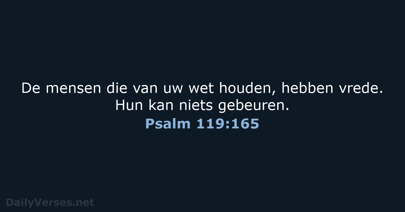 Psalm 119:165 - BB