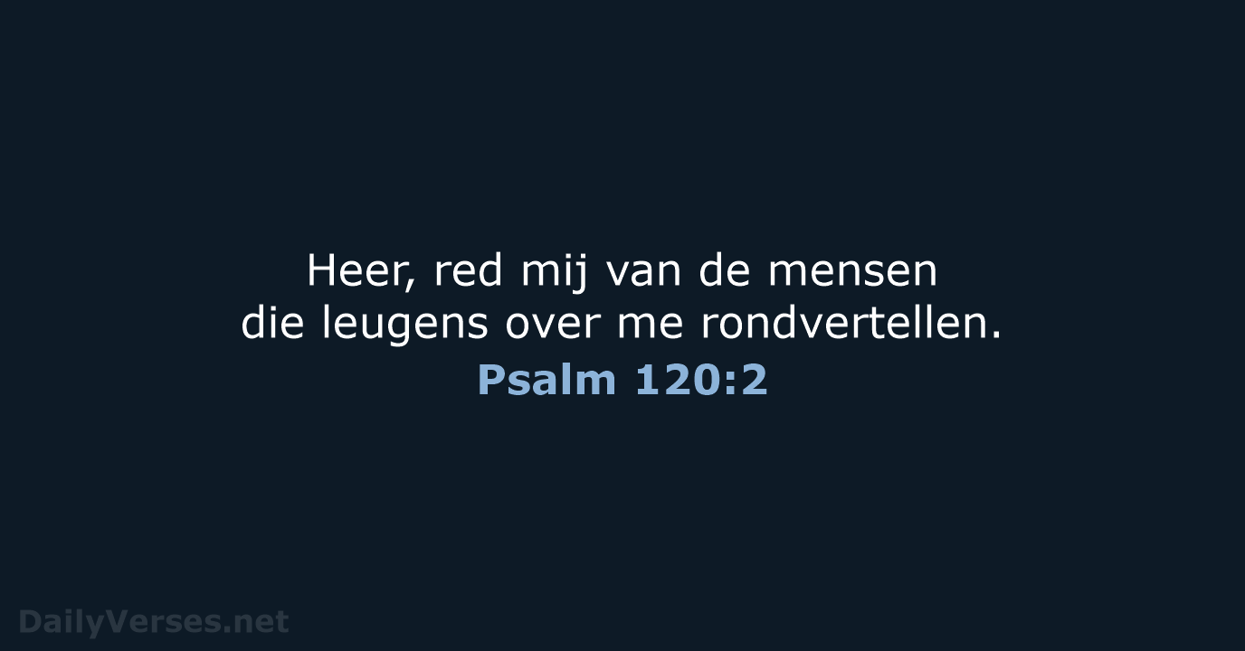 Psalm 120:2 - BB