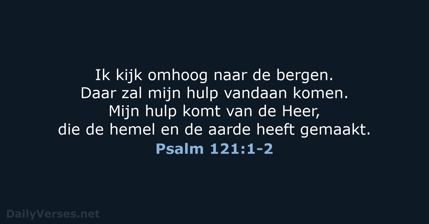 Psalm 121:1-2 - BB