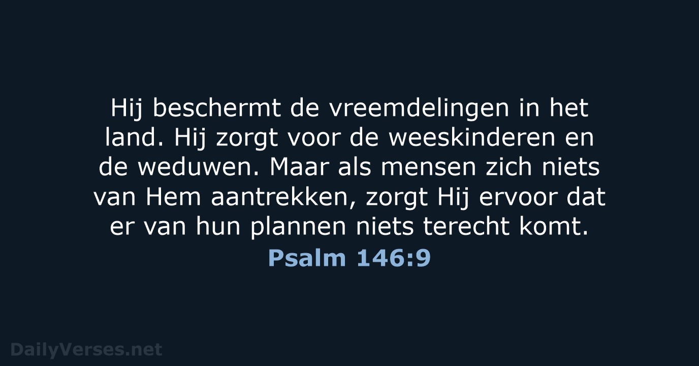 Psalm 146:9 - BB