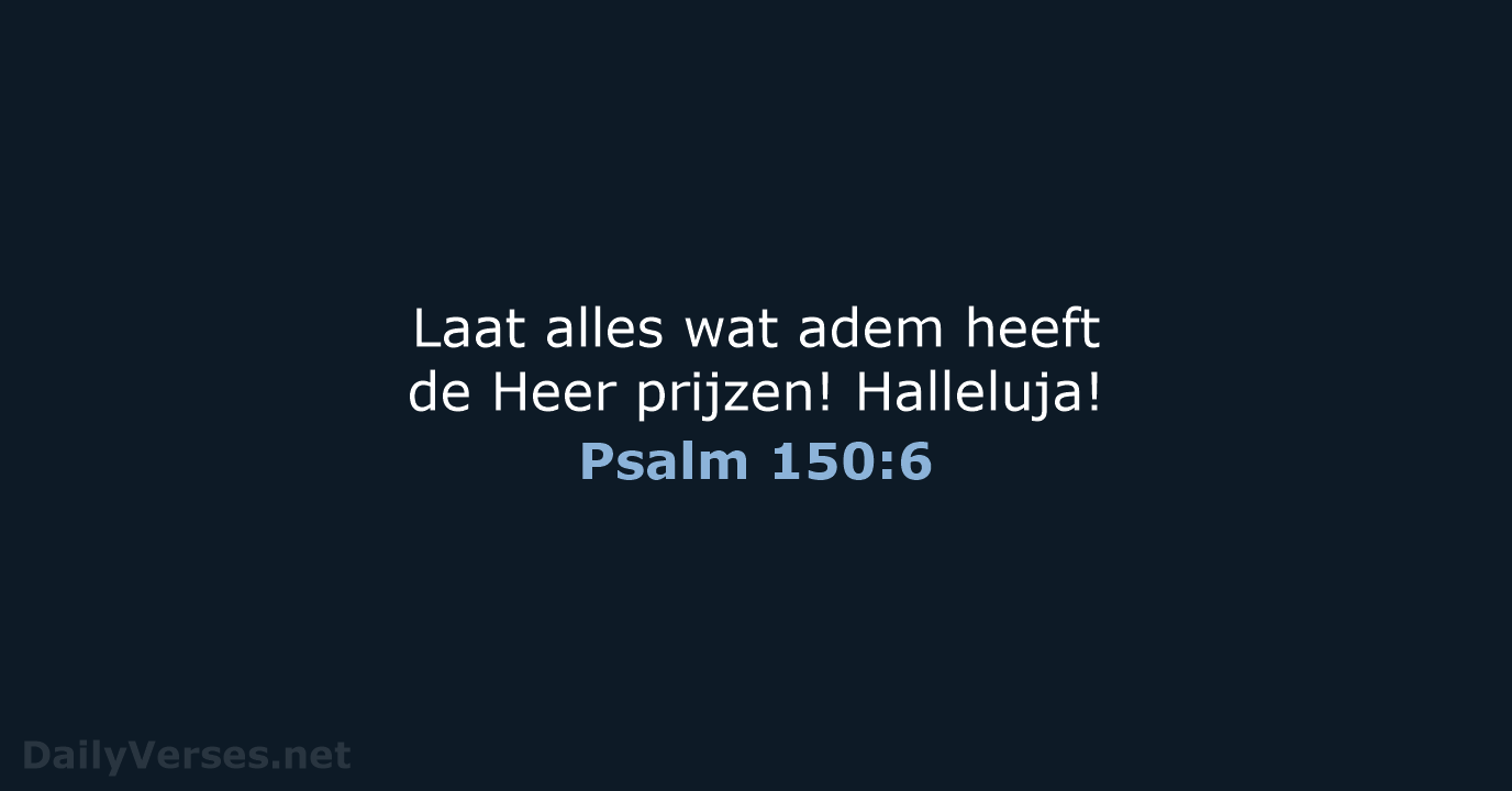 Psalm 150:6 - BB