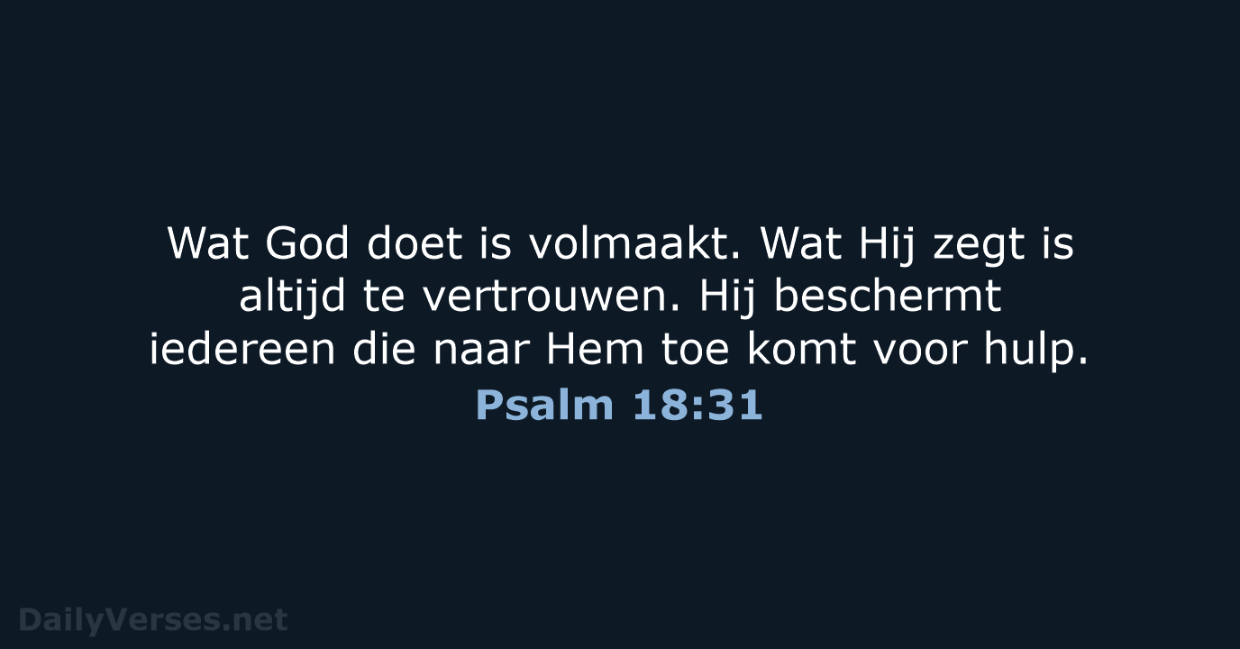 Psalm 18:31 - BB