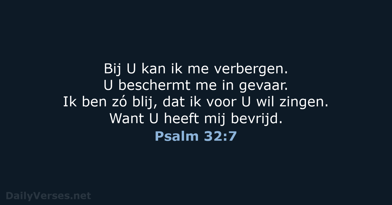Psalm 32:7 - BB