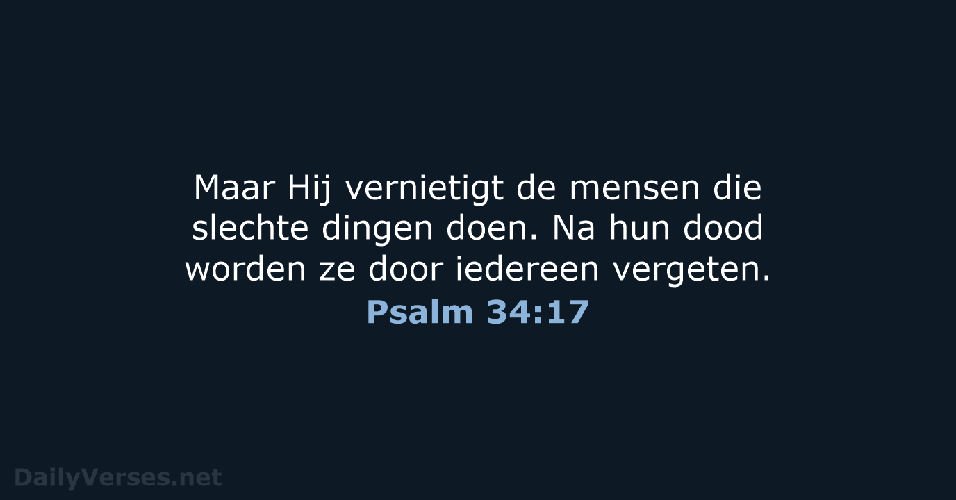 Psalm 34:17 - BB