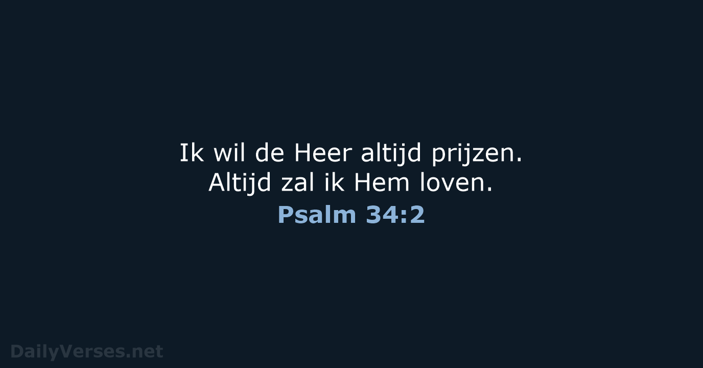Psalm 34:2 - BB