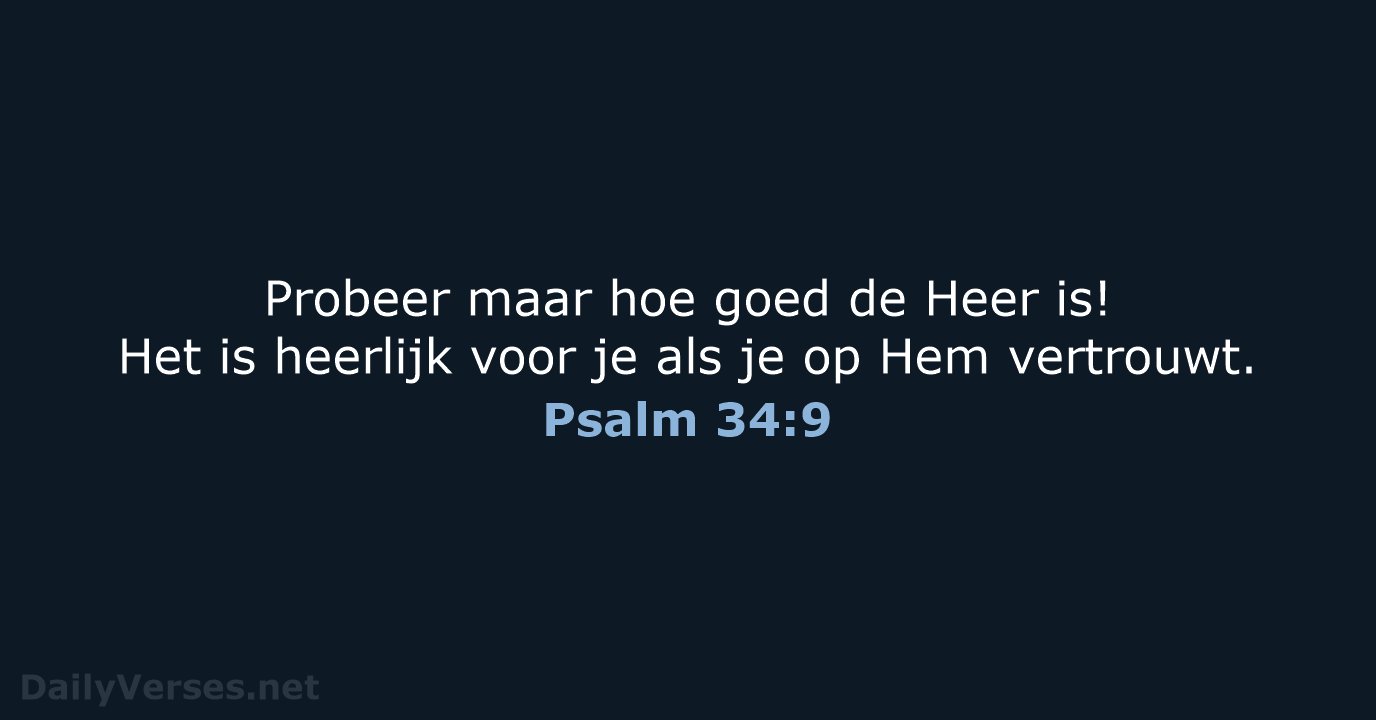 Psalm 34:9 - BB
