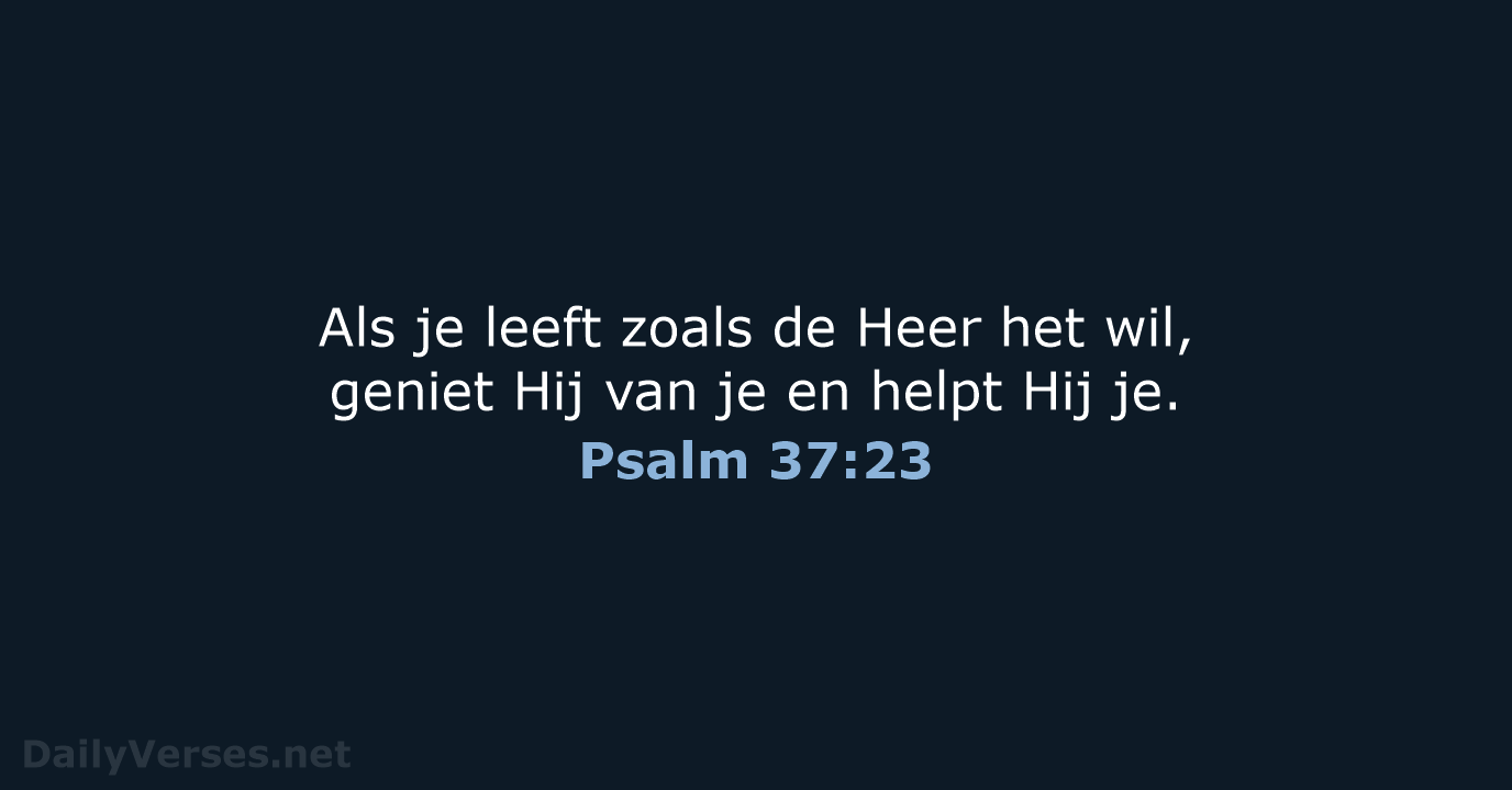 Psalm 37:23 - BB