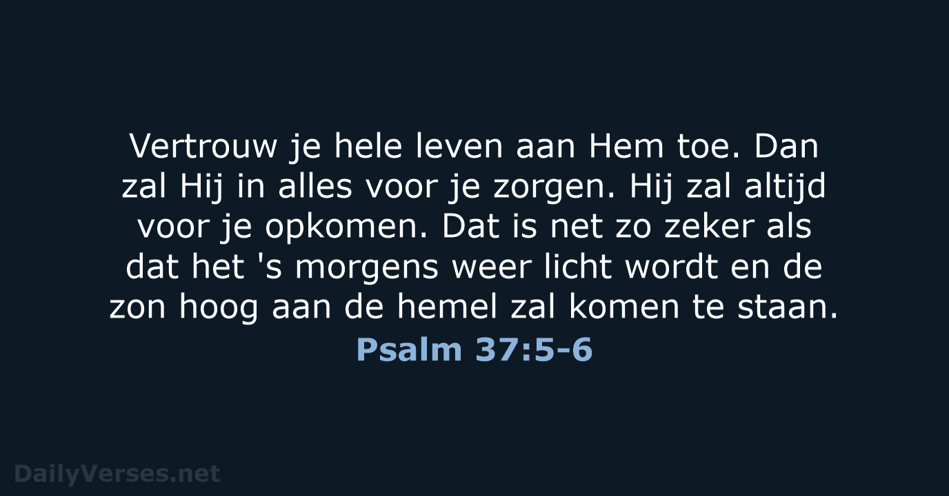 Psalm 37:5-6 - BB