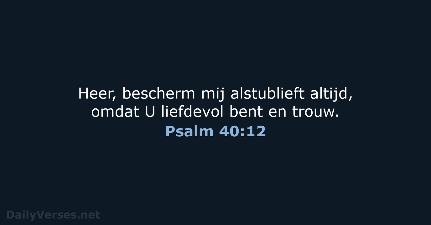 Psalm 40:12 - BB