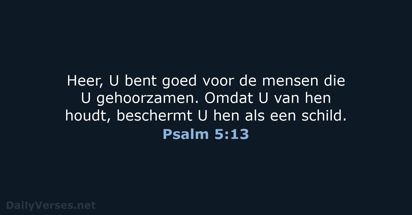 Psalm 5:13 - BB