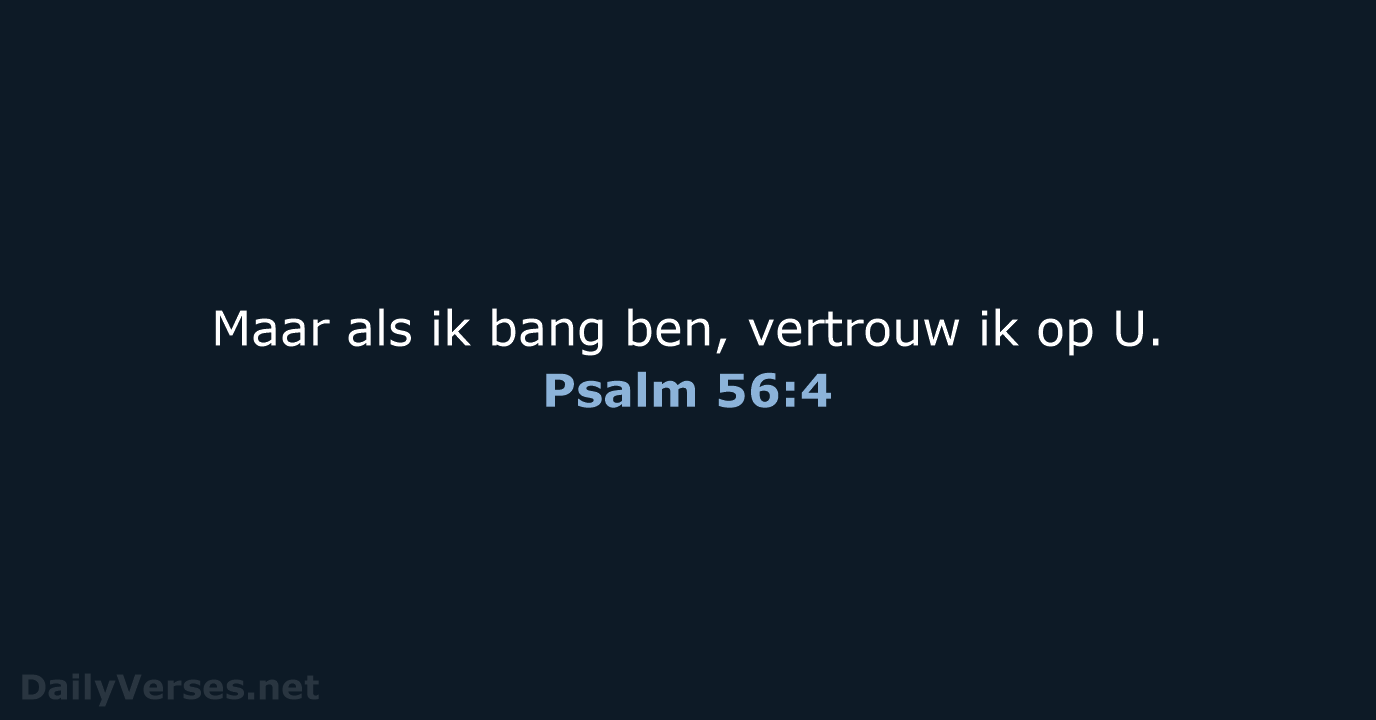 Psalm 56:4 - BB