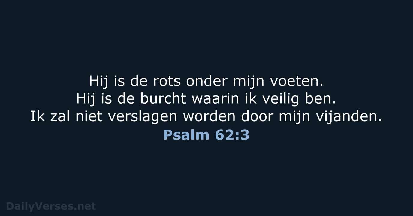 Psalm 62:3 - BB