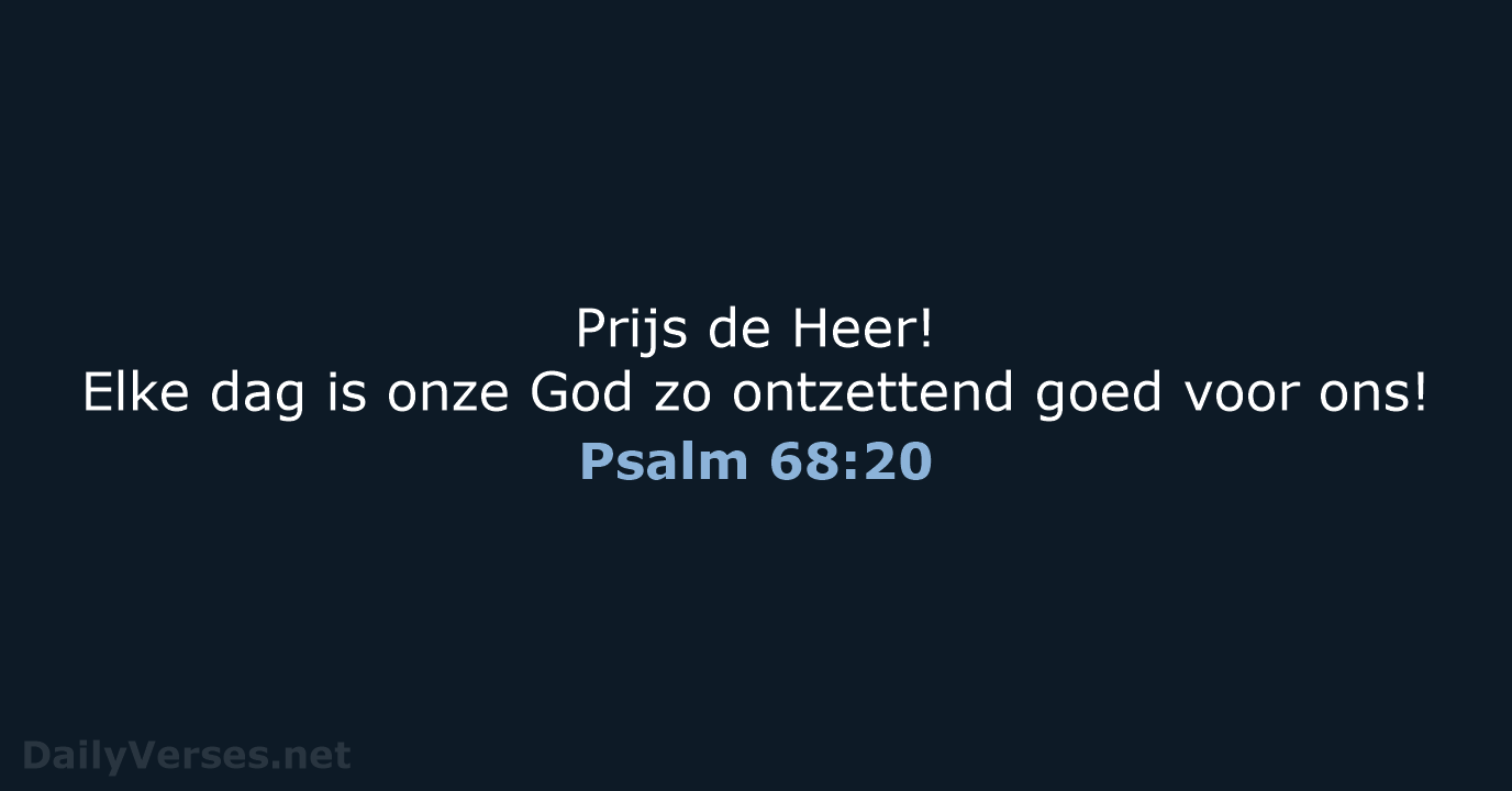 Psalm 68:20 - BB
