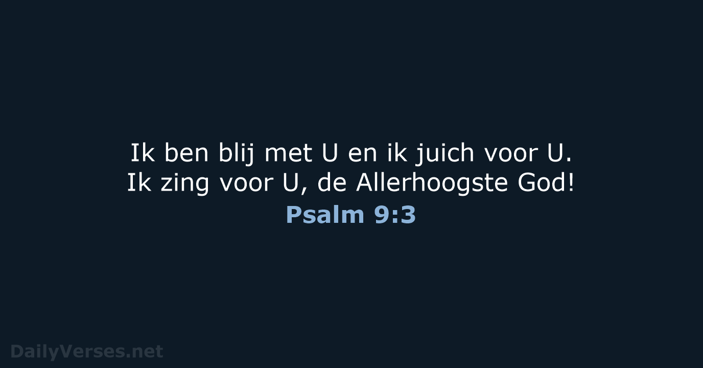 Psalm 9:3 - BB