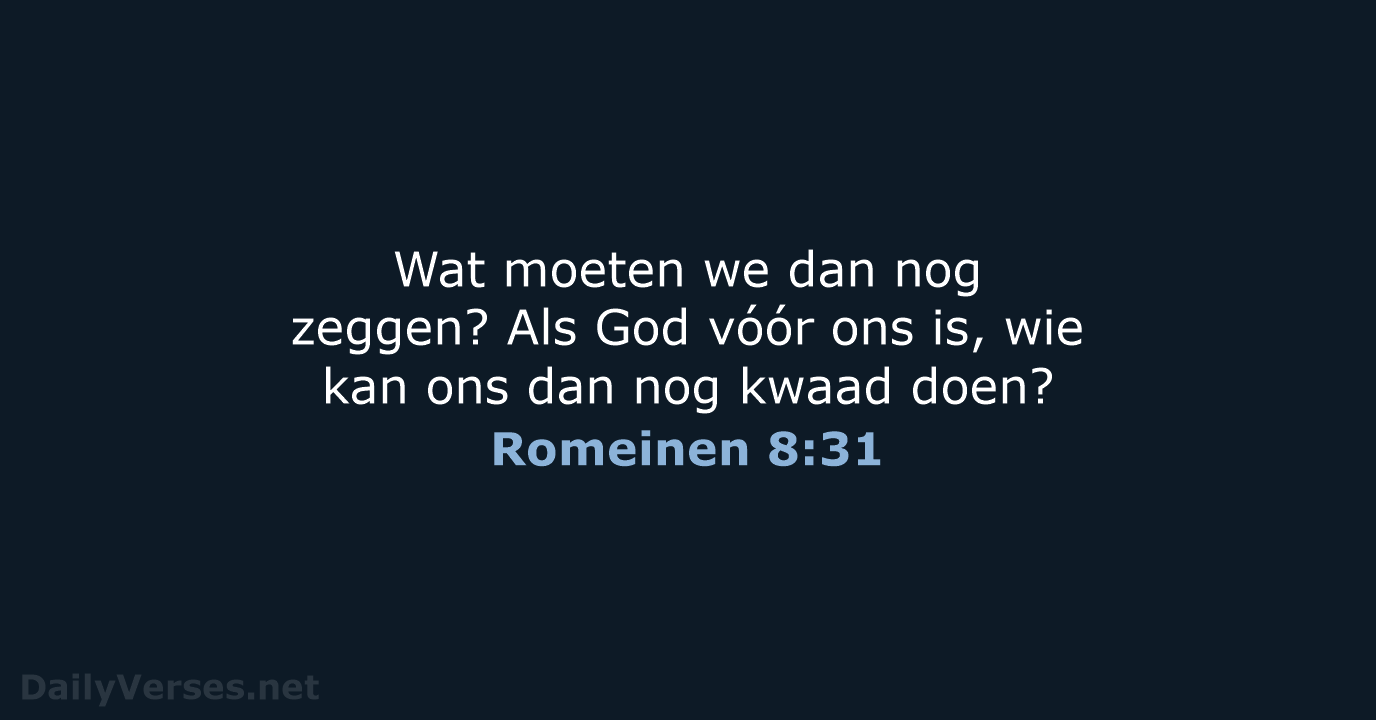 Romeinen 8:31 - BB