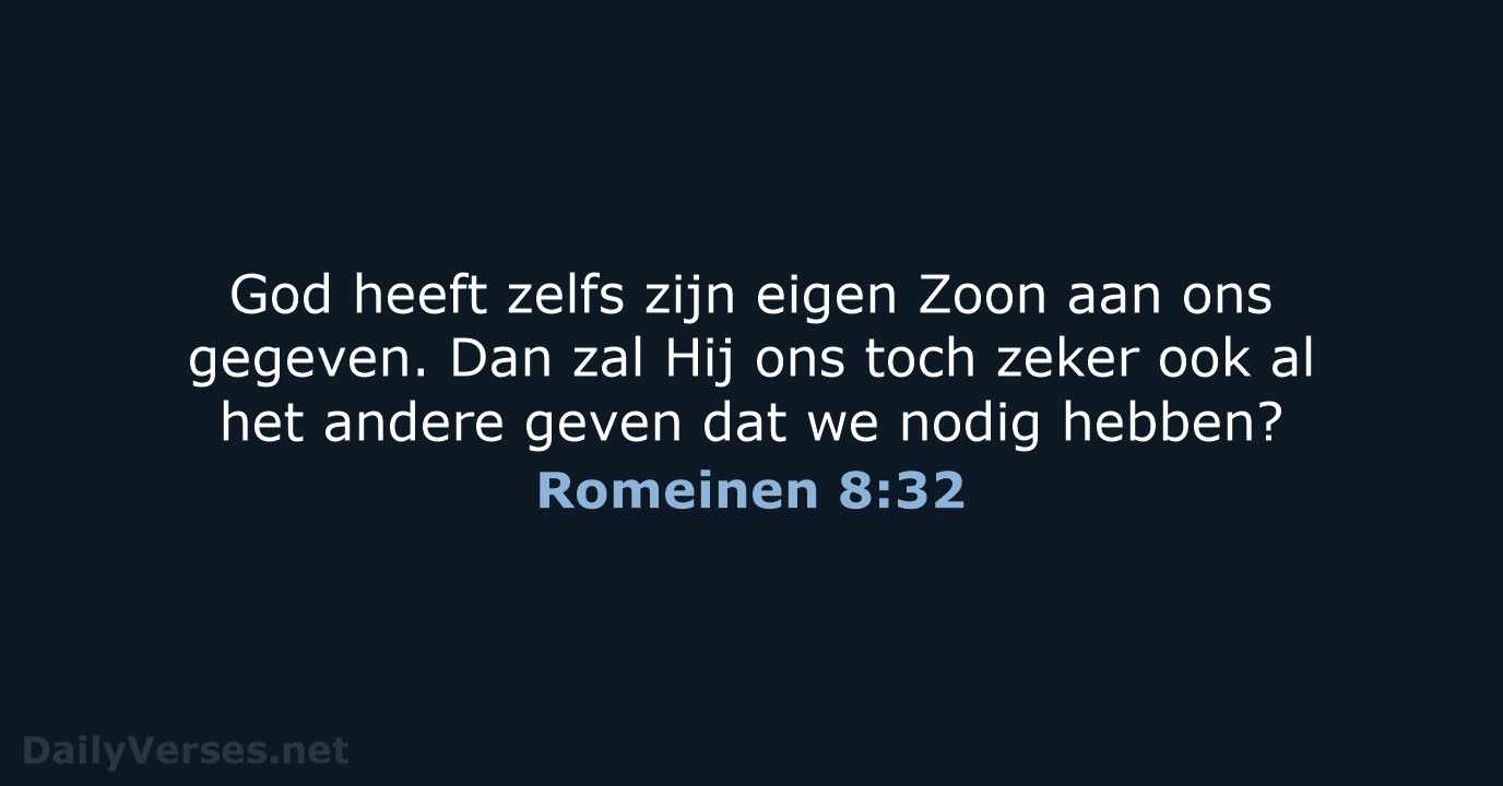 Romeinen 8:32 - BB