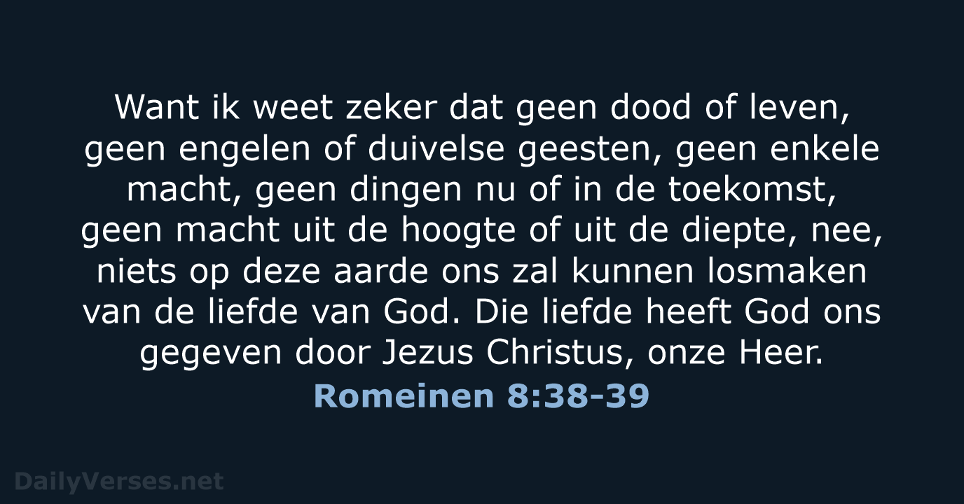 Romeinen 8:38-39 - BB
