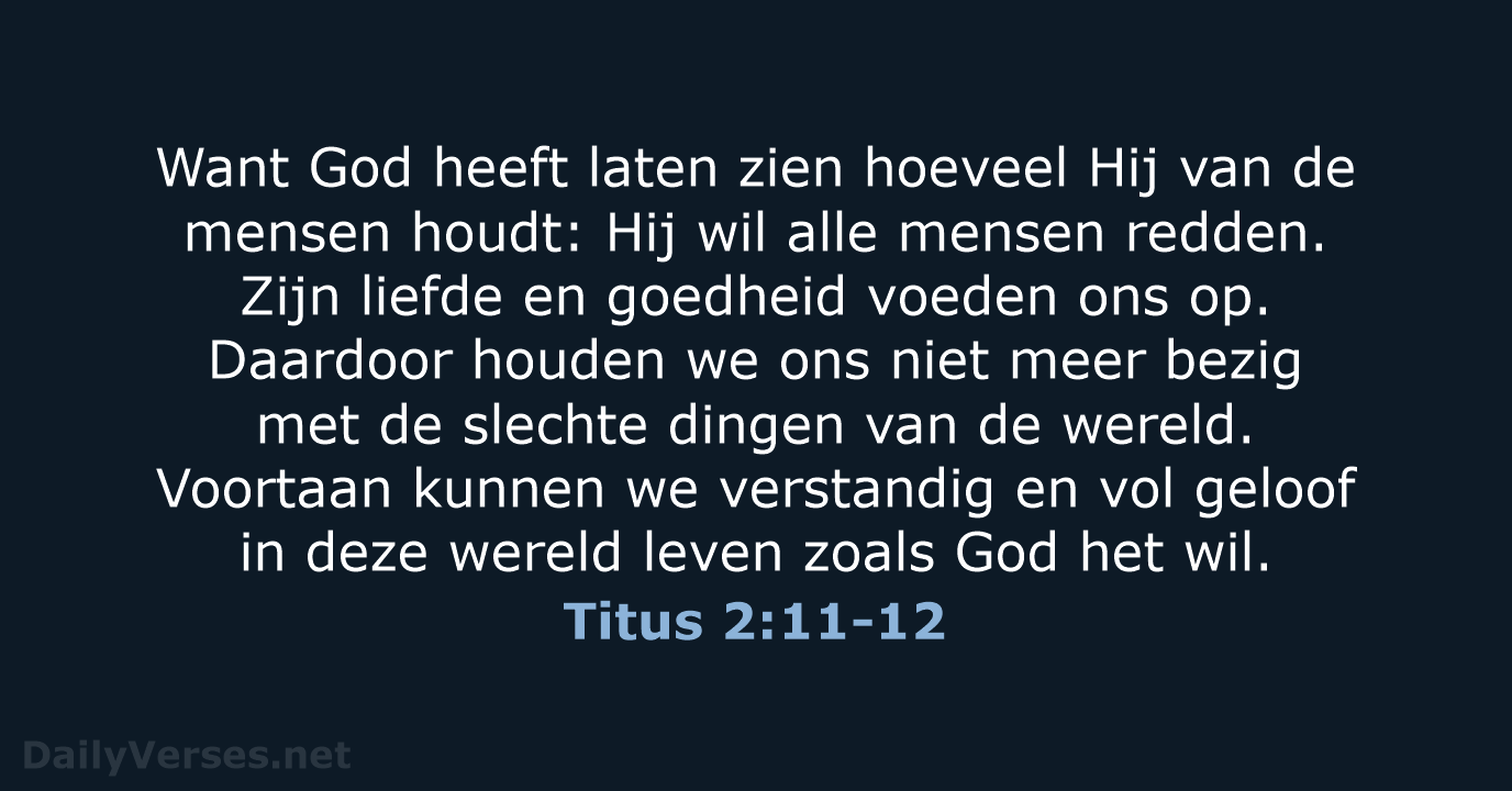 Titus 2:11-12 - BB