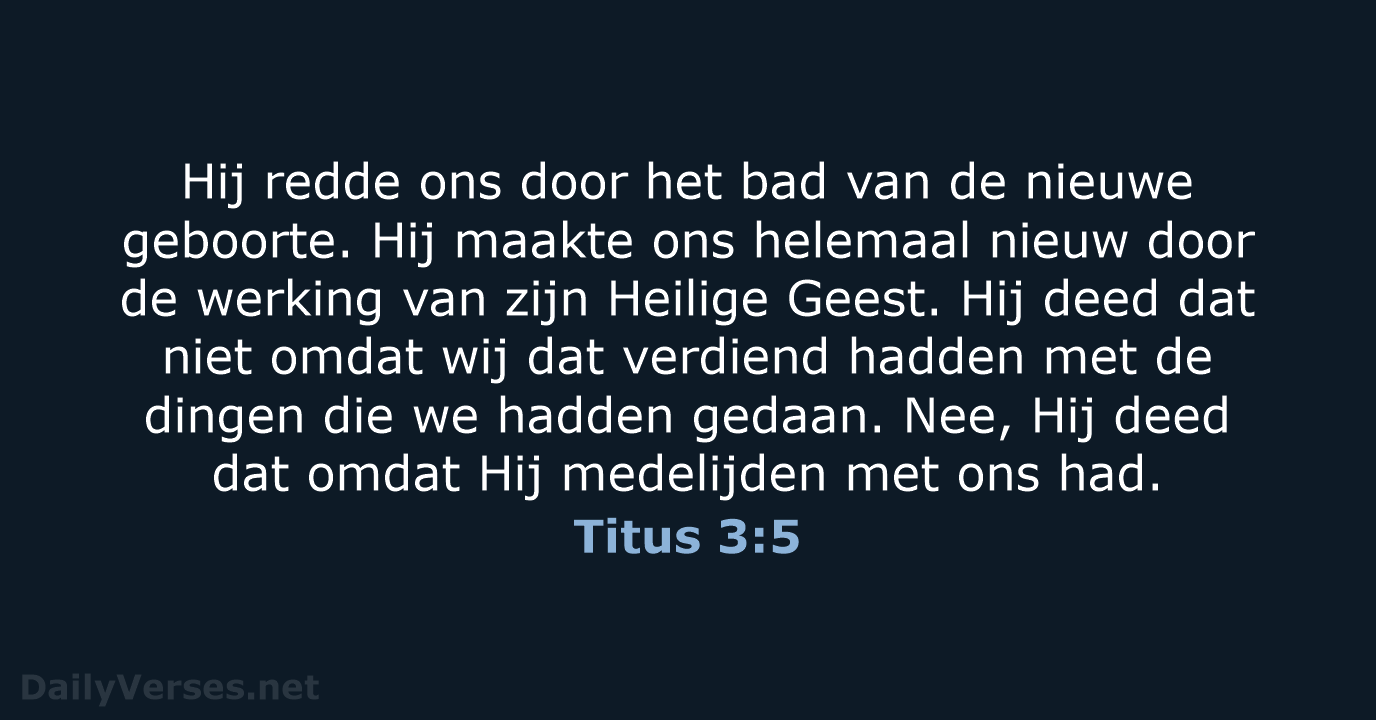 Titus 3:5 - BB