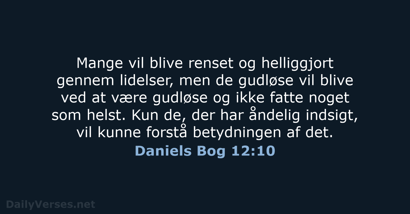Daniels Bog 12:10 - BDAN