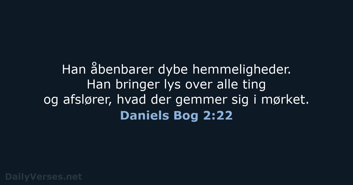 Daniels Bog 2:22 - BDAN