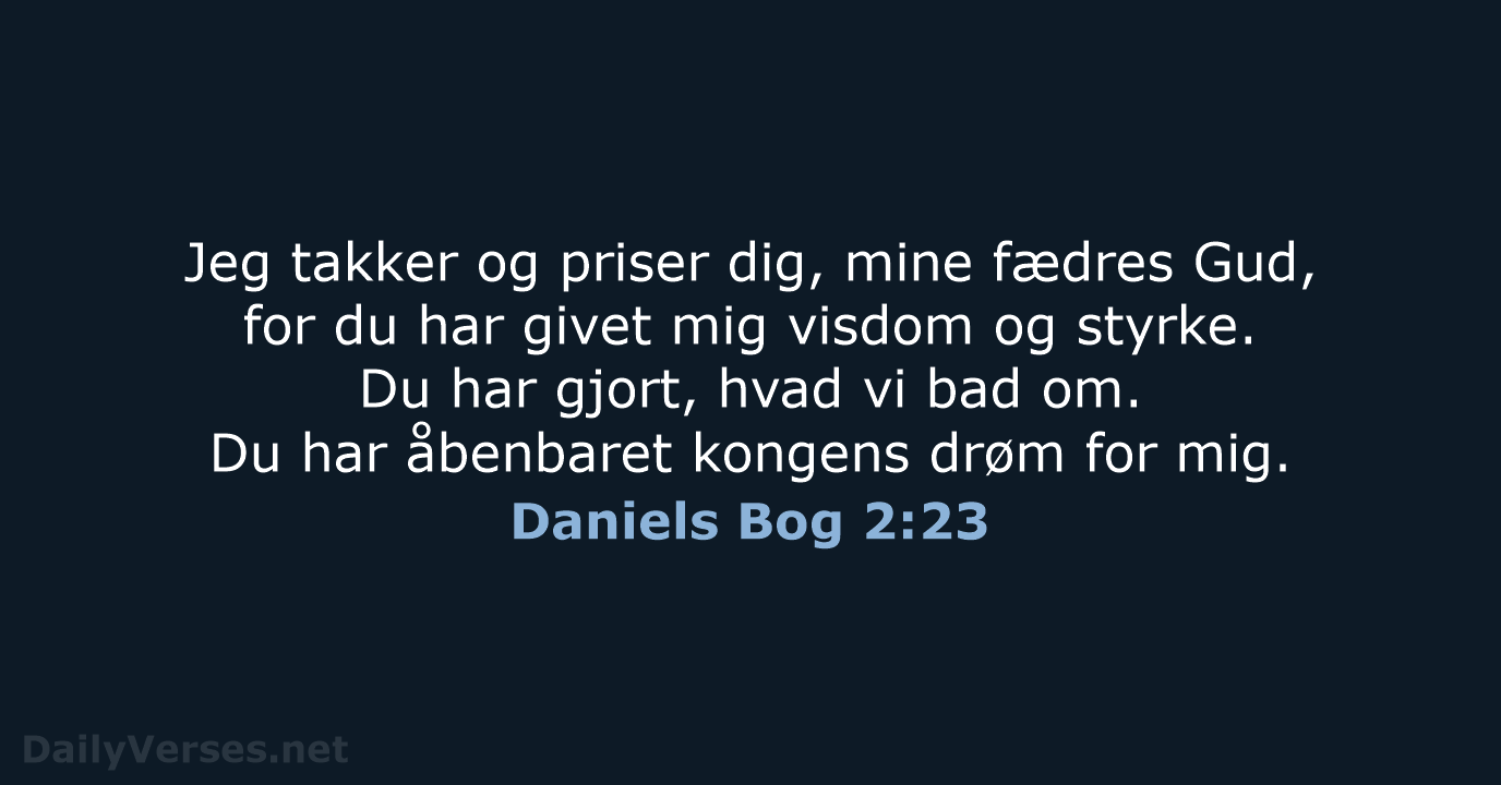 Daniels Bog 2:23 - BDAN