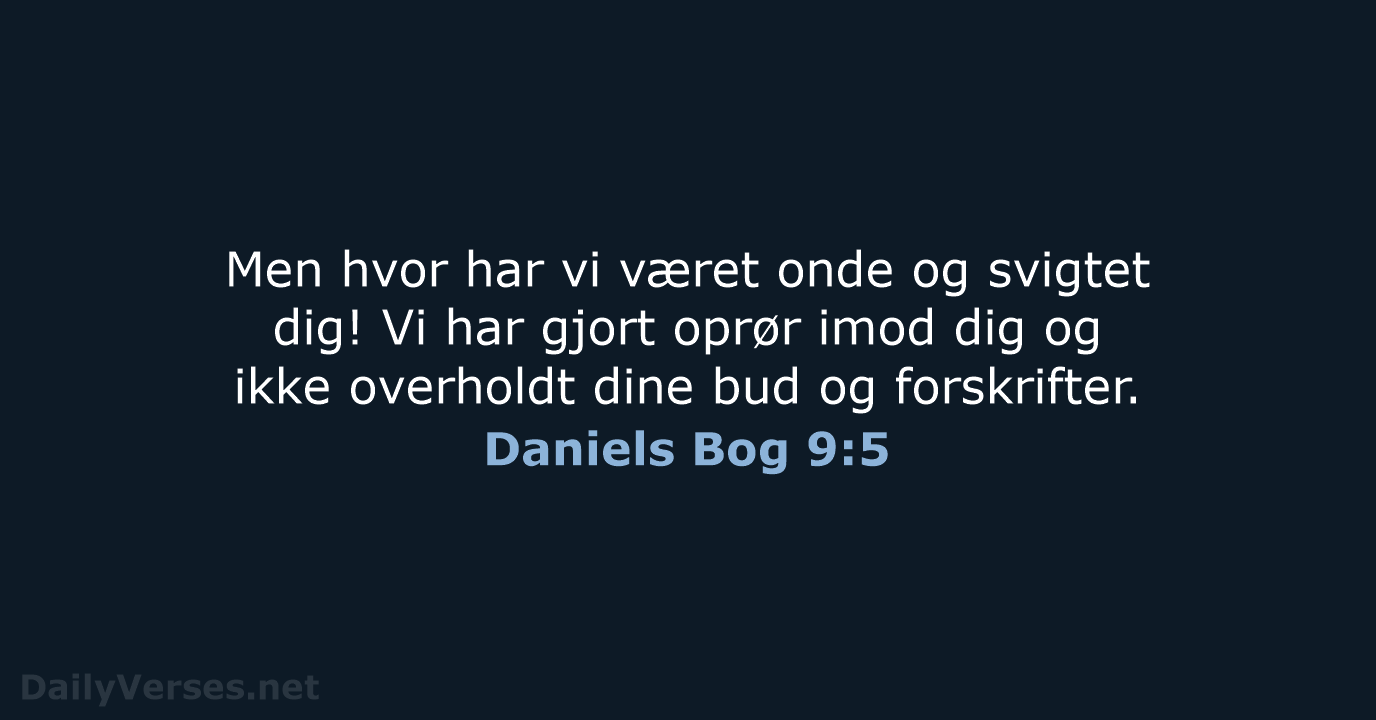 Daniels Bog 9:5 - BDAN