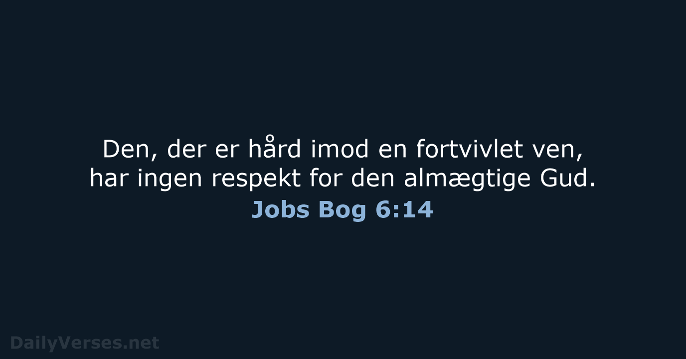 Jobs Bog 6:14 - BDAN