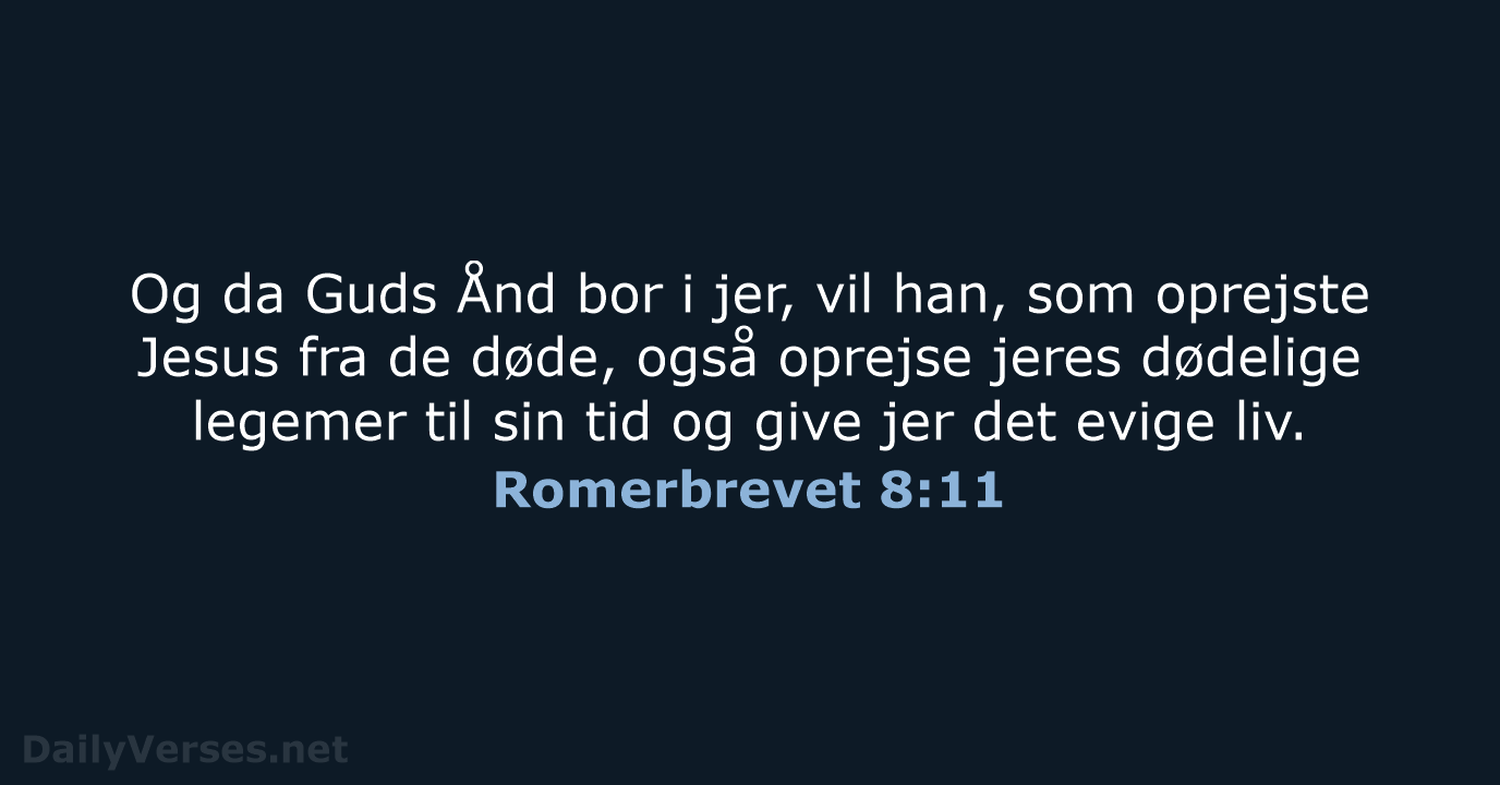 Romerbrevet 8:11 - BDAN