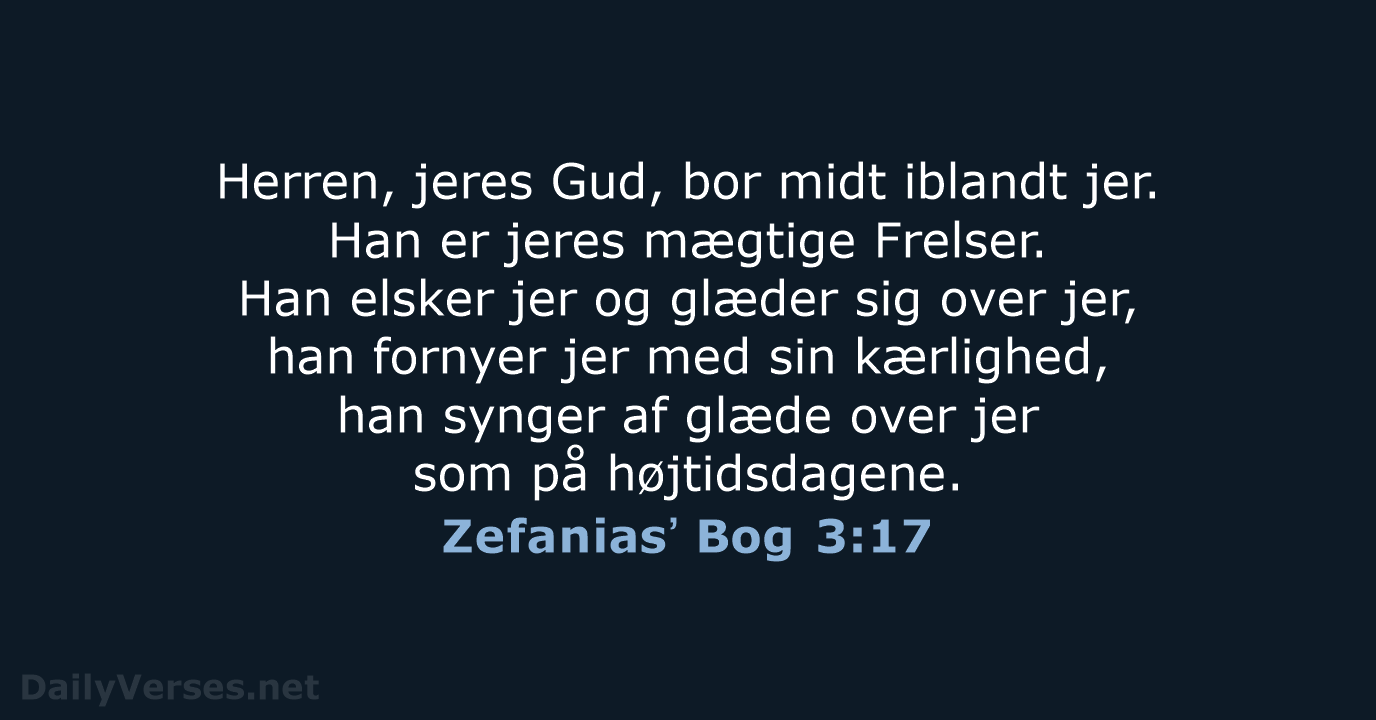 Zefaniasʼ Bog 3:17 - BDAN