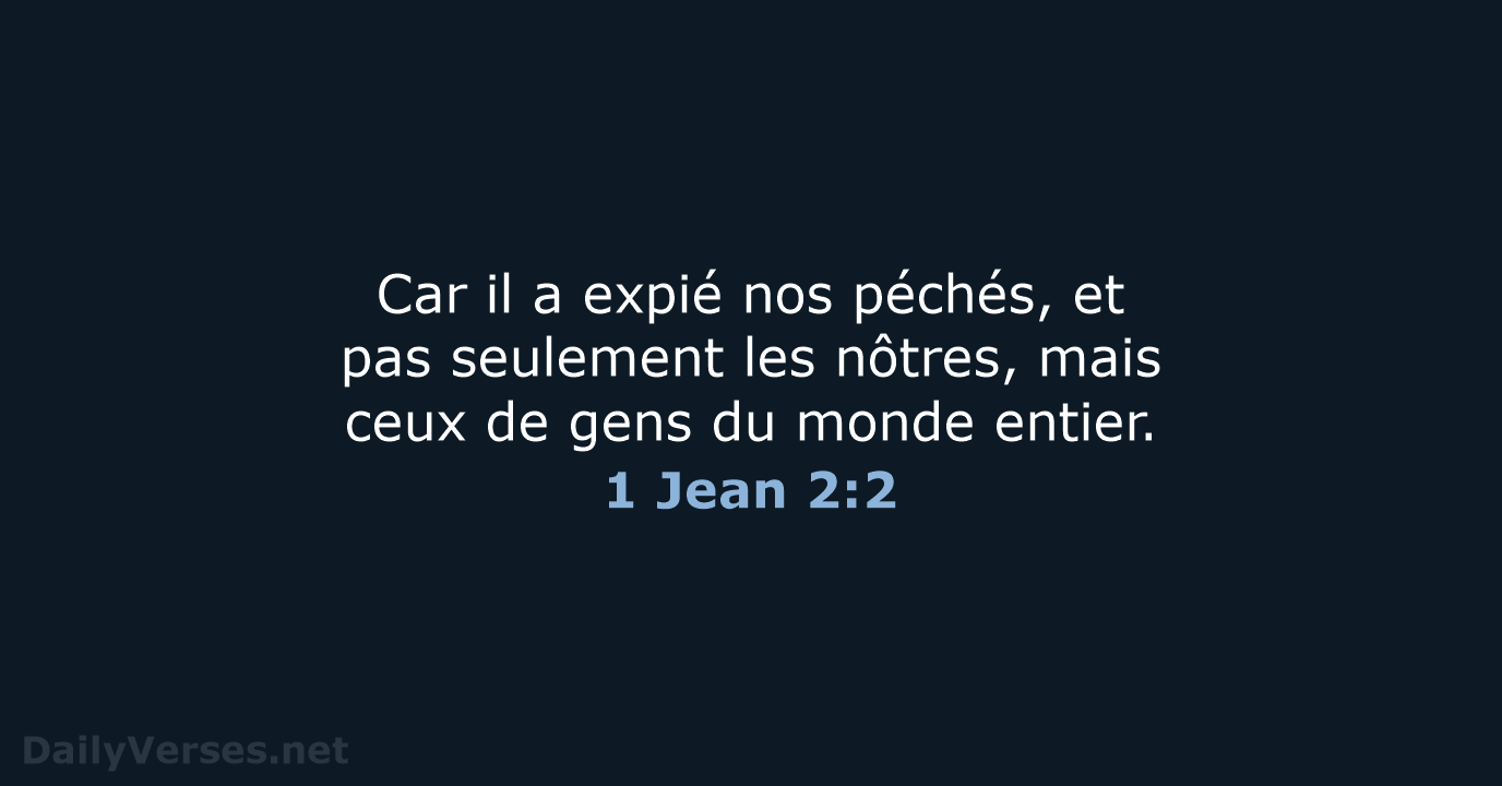 1 Jean 2:2 - BDS