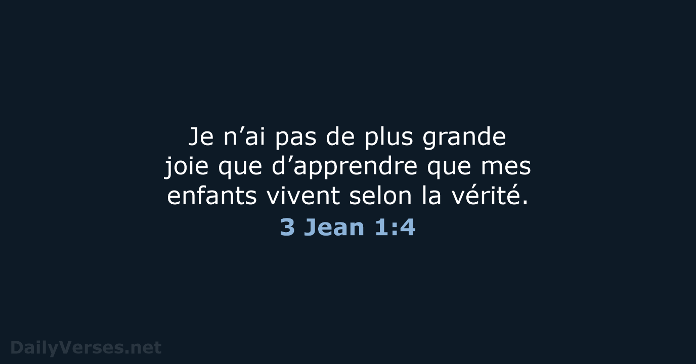 3 Jean 1:4 - BDS