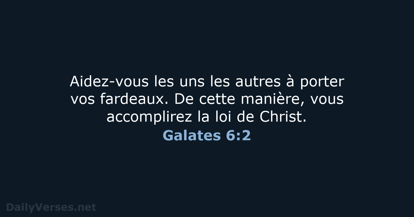 Galates 6:2 - BDS