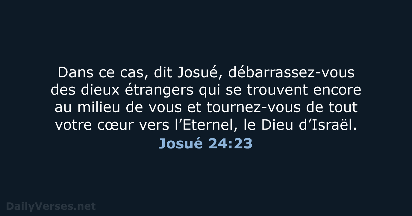 Josué 24:23 - BDS