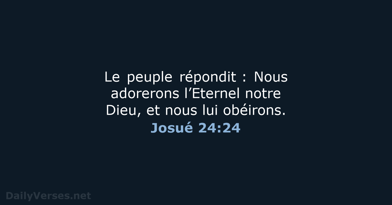Josué 24:24 - BDS