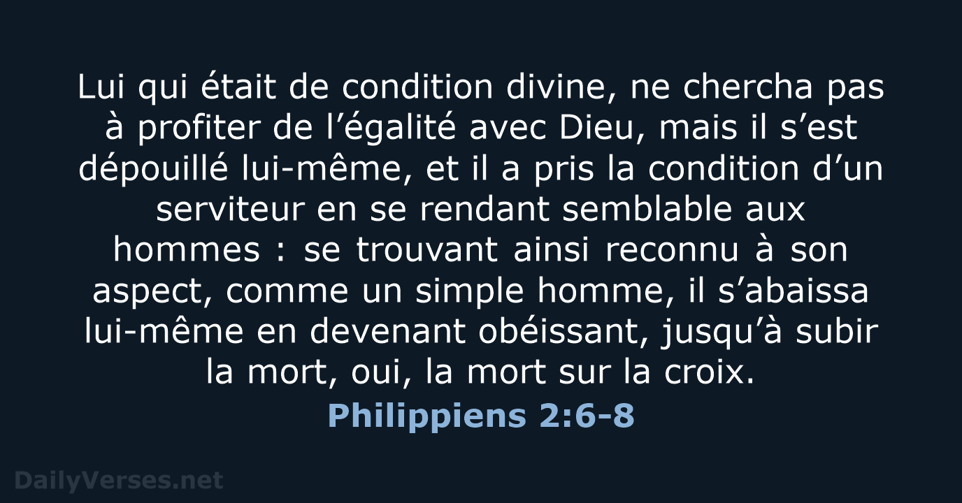 Philippiens 2:6-8 - BDS