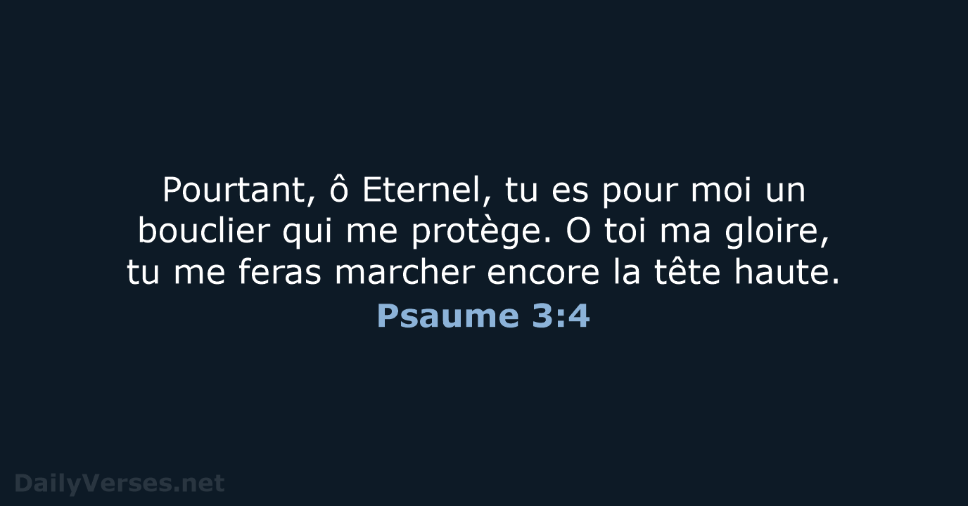 Psaume 3:4 - BDS