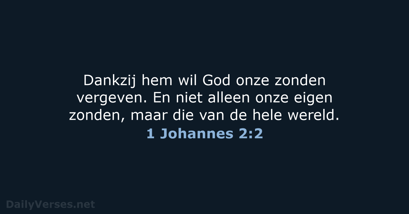 1 Johannes 2:2 - BGT