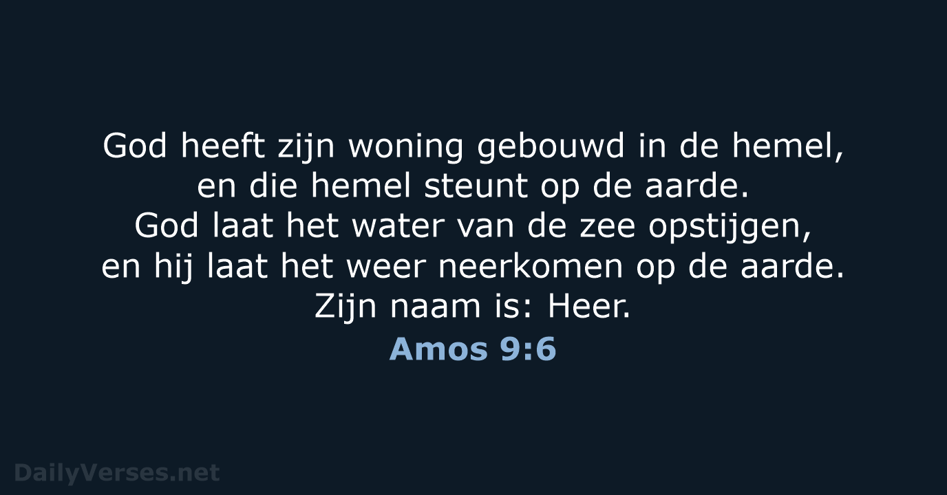 Amos 9:6 - BGT