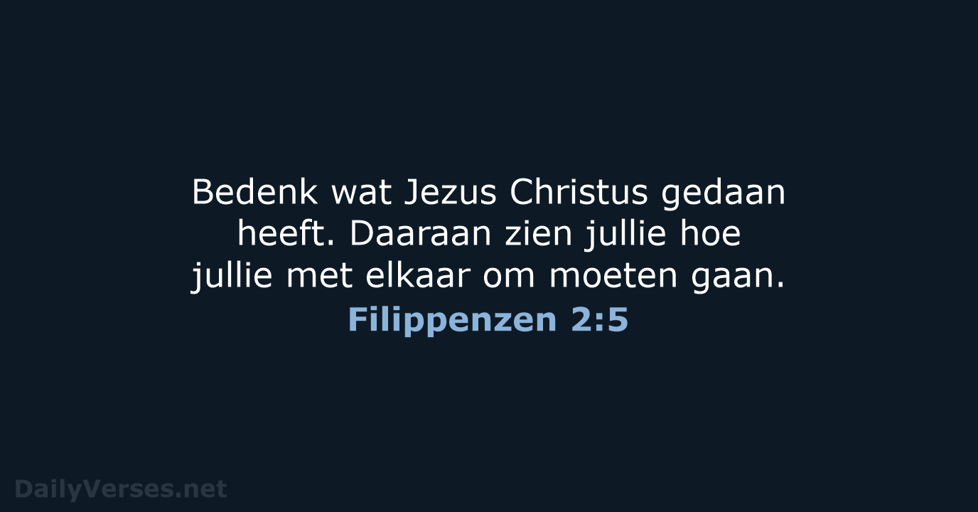 Filippenzen 2:5 - BGT