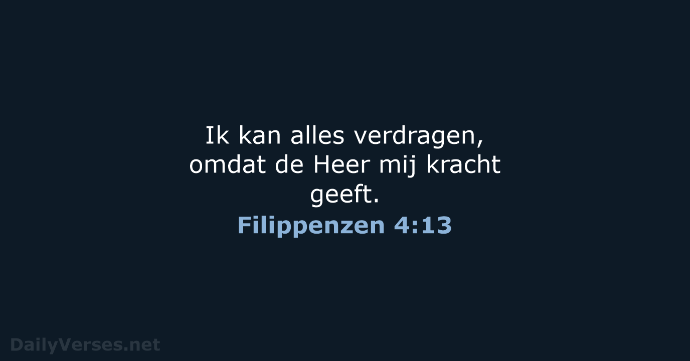 Filippenzen 4:13 - BGT