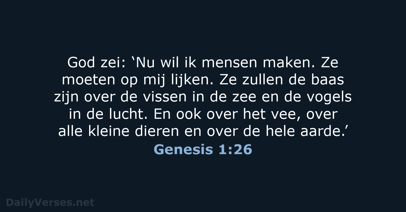Genesis 1:26 - BGT