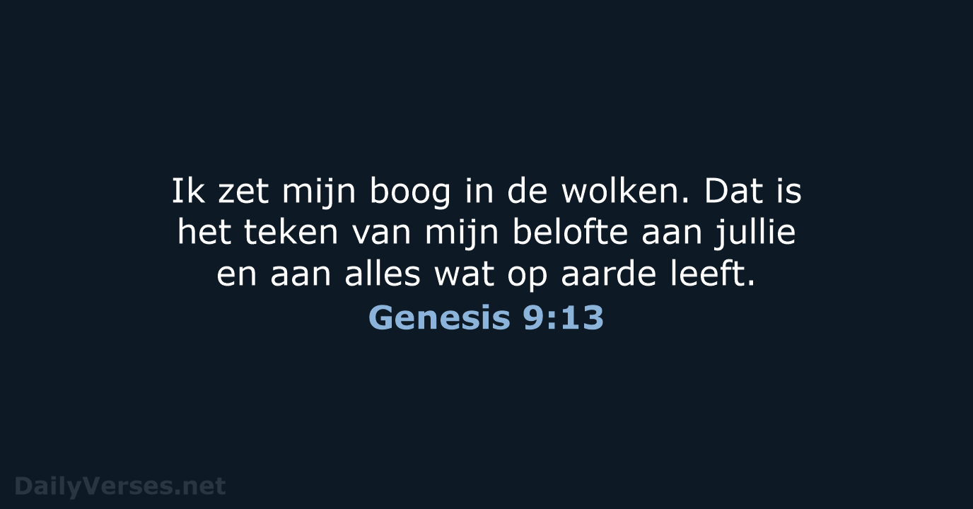 Genesis 9:13 - BGT