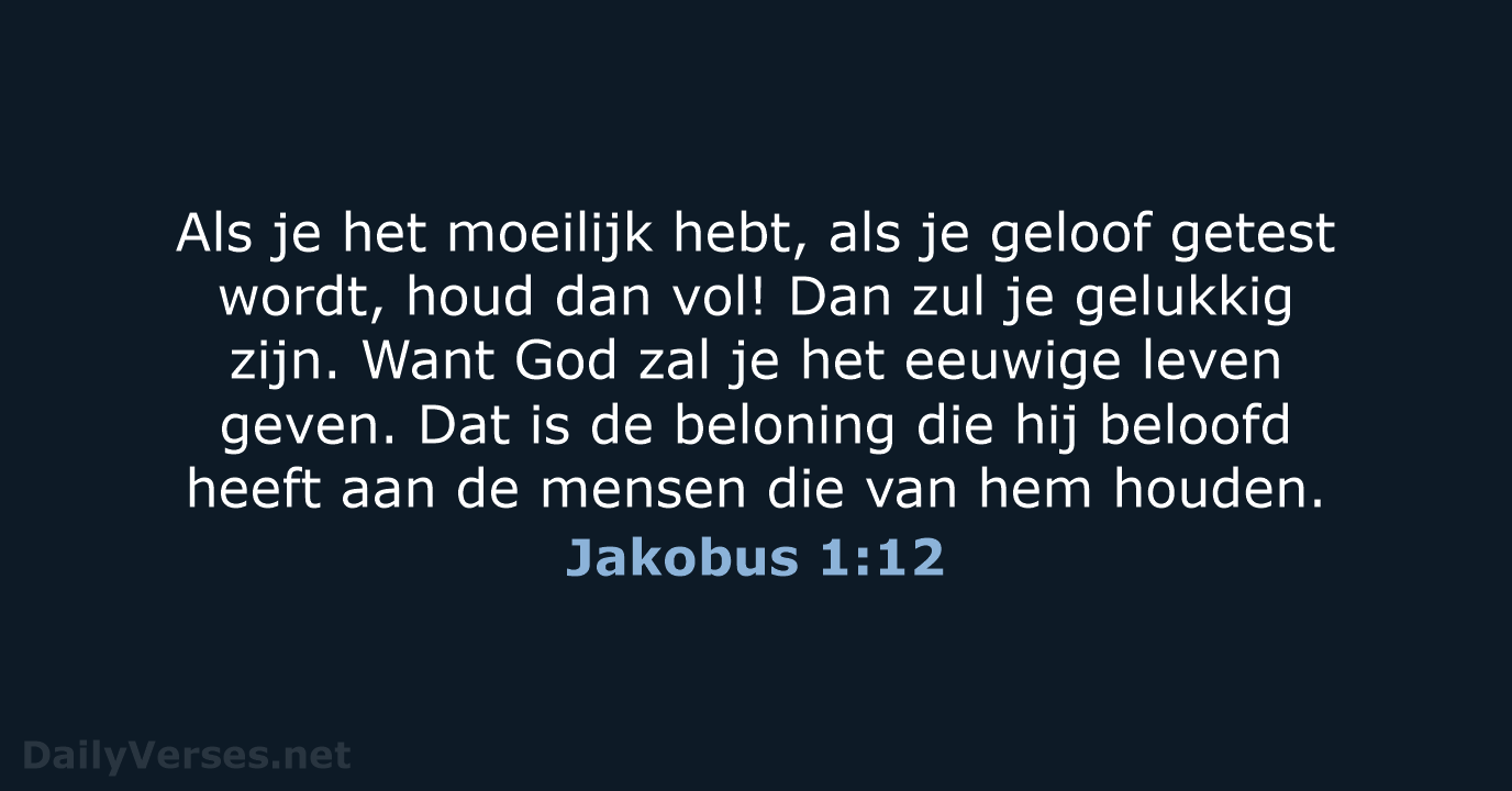 Jakobus 1:12 - BGT